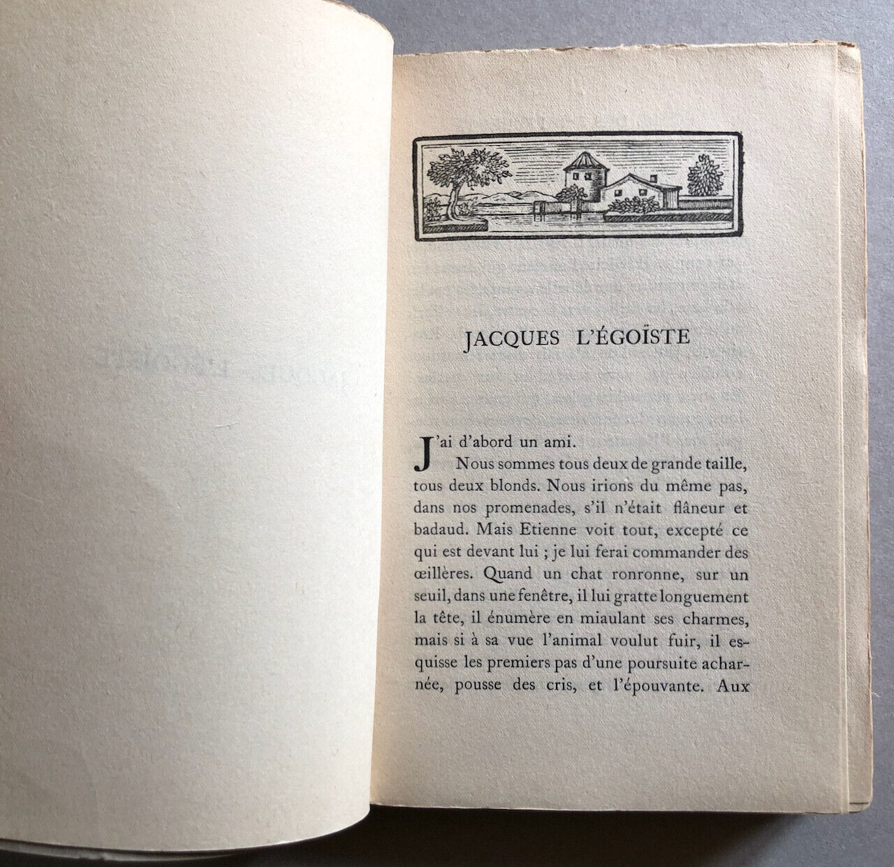 Jean Giraudoux — L'École des indifférents — É.O. ex. d'éditeur — Grasset — 1975.