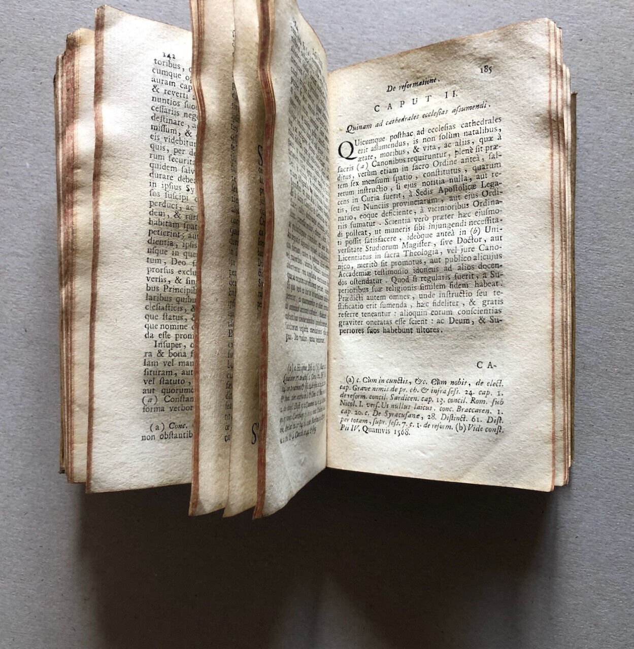 Concile de Trente — Gravure frontispice — Paronium — 1744.