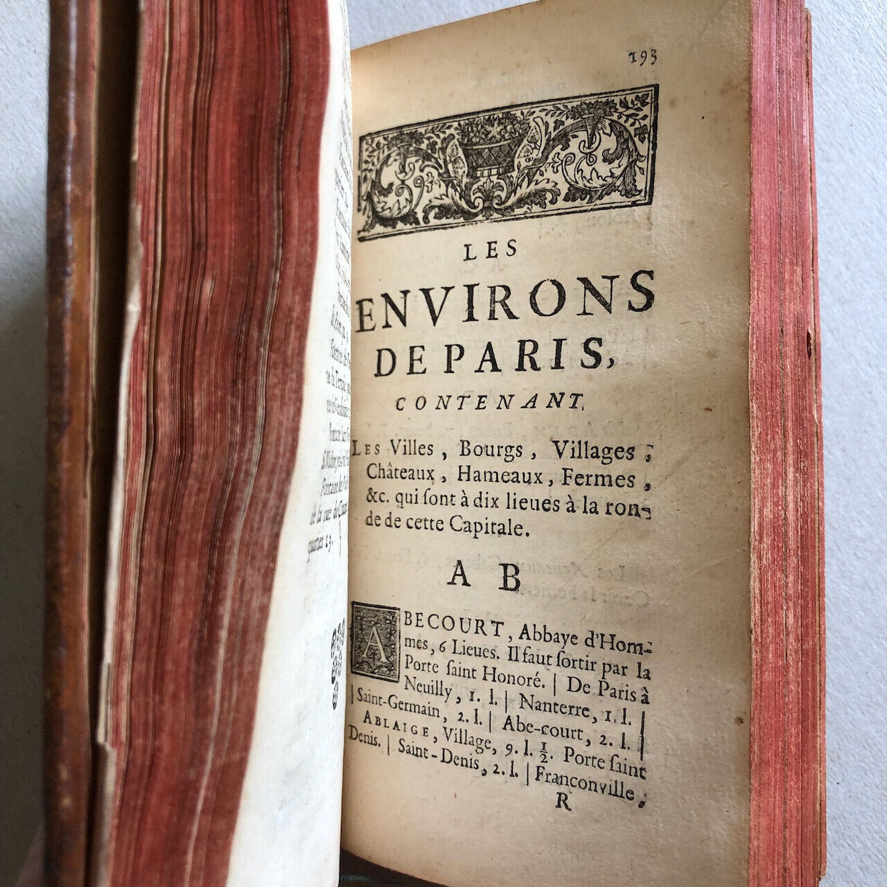 Jaillot — Les Rues et les environs de Paris — Valleyre — 1745.