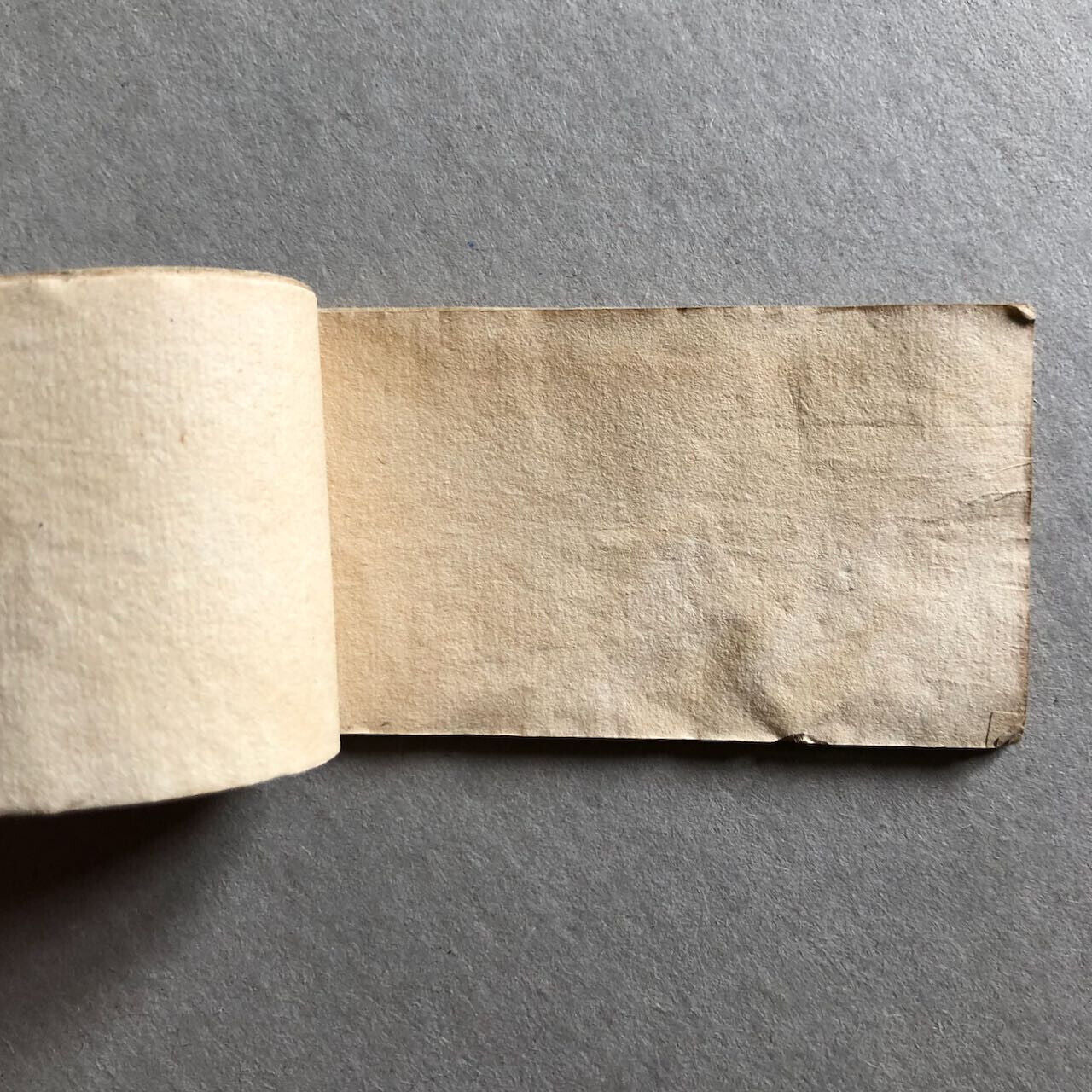 Deux livrets de papier à cigarette XIXe dans un étui de cuir estampé de dorure