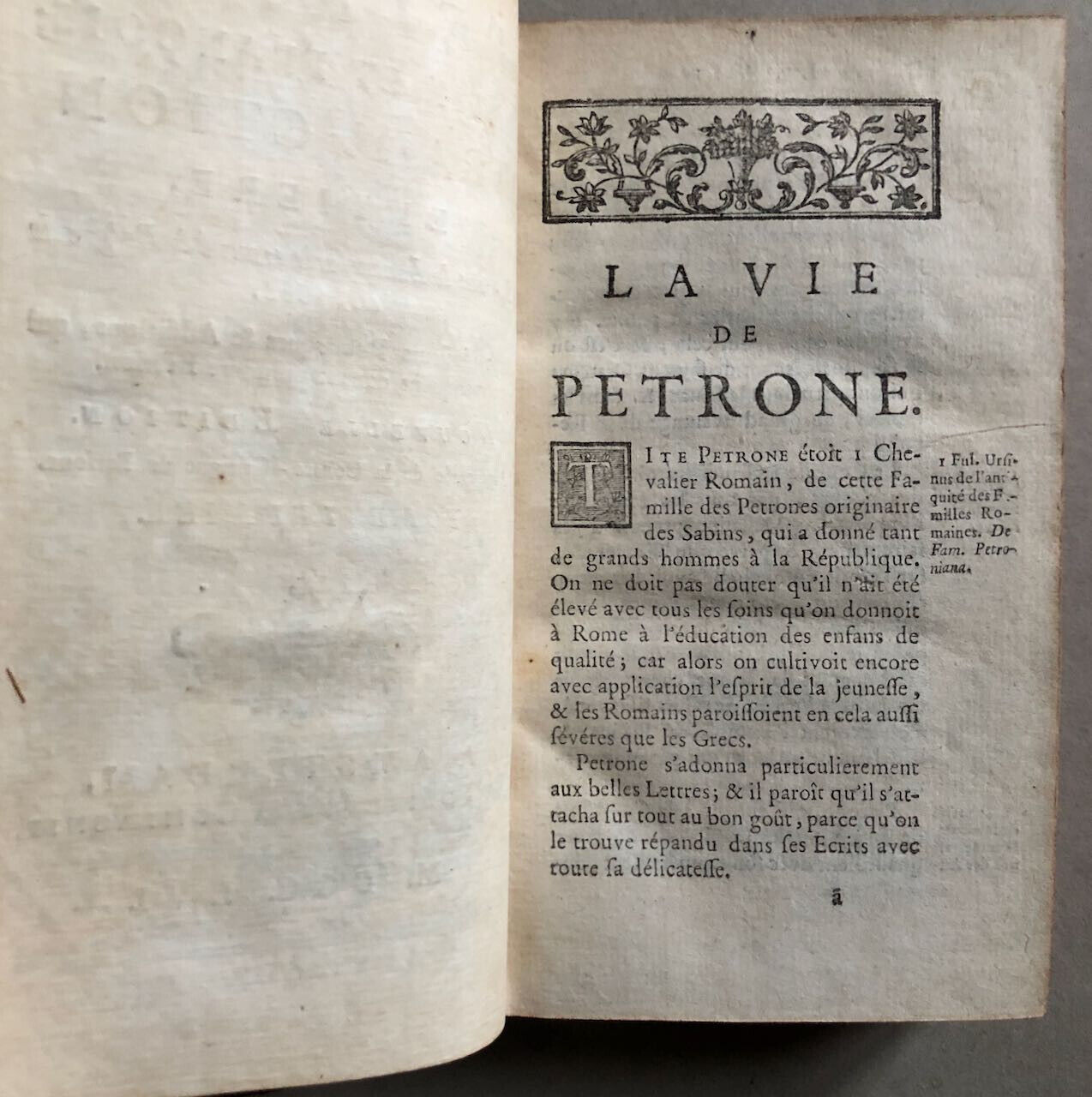 Pétrone & François Nodot — Petrone latin et françois. Traduction entière — 1756.