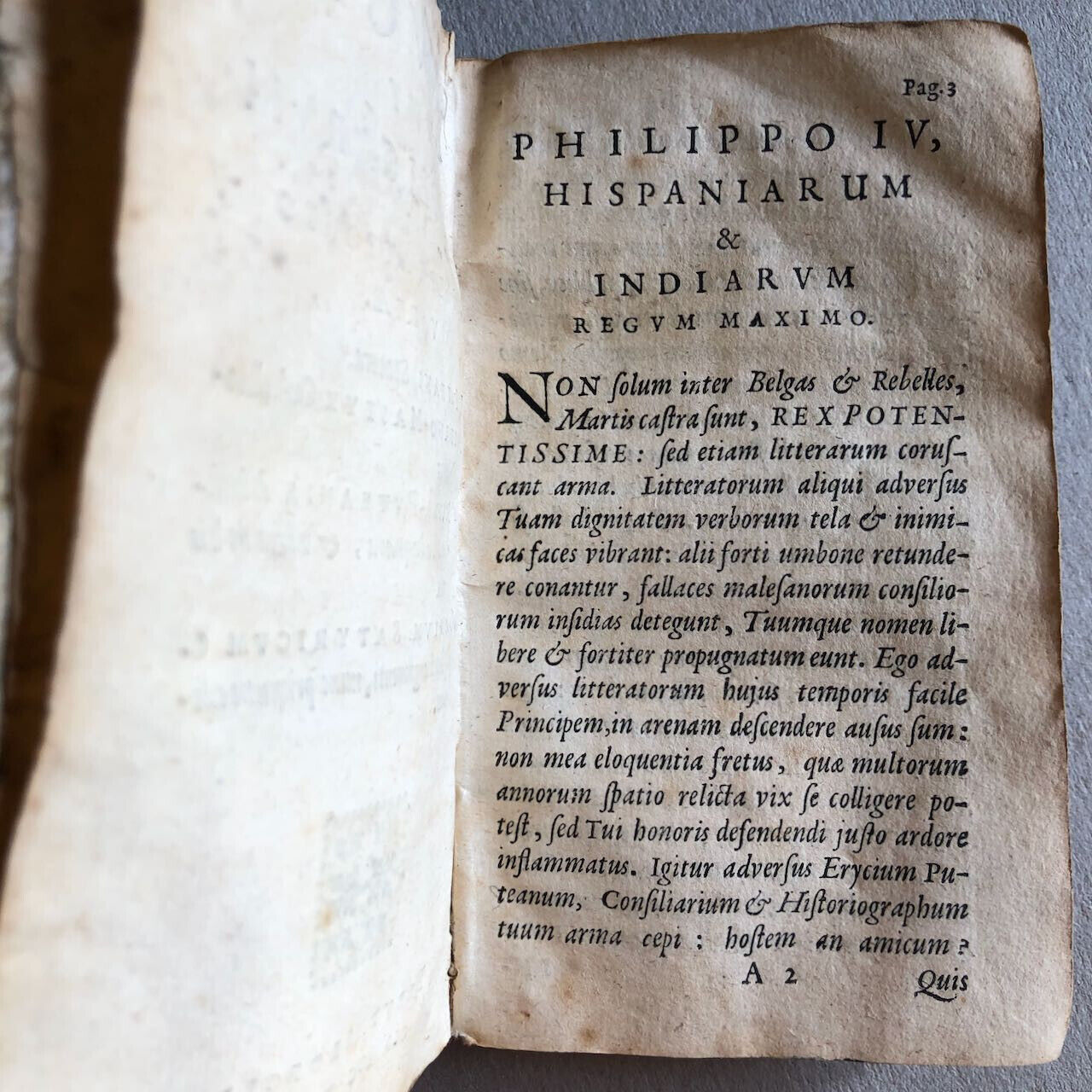 Puteanus, Lipse — De induciis aut pace Belgarum dissertationes — É.O. — 1633.