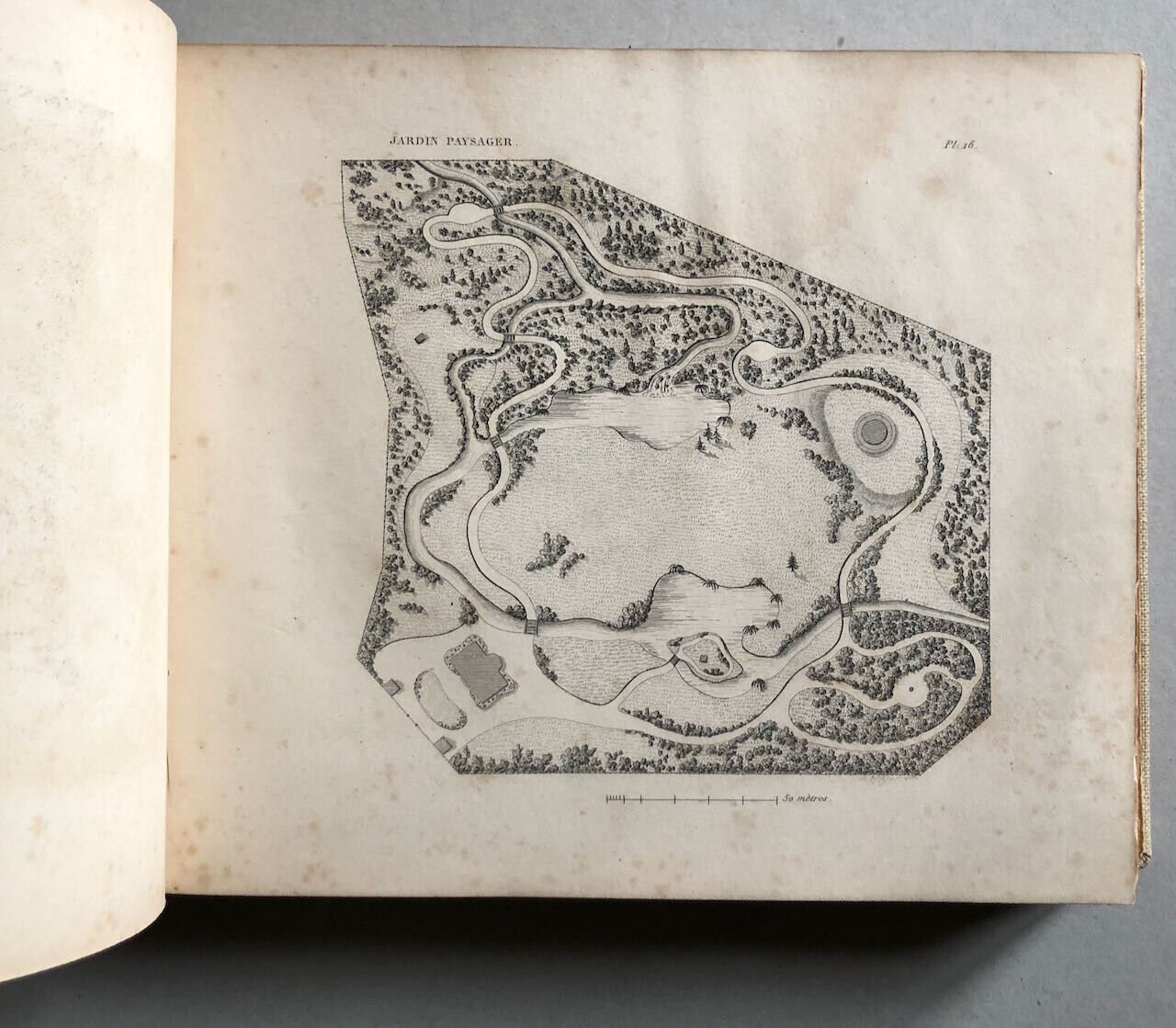 P. Boitard — Traité de la composition des jardins — Atlas seul — 160 pl. — 1839