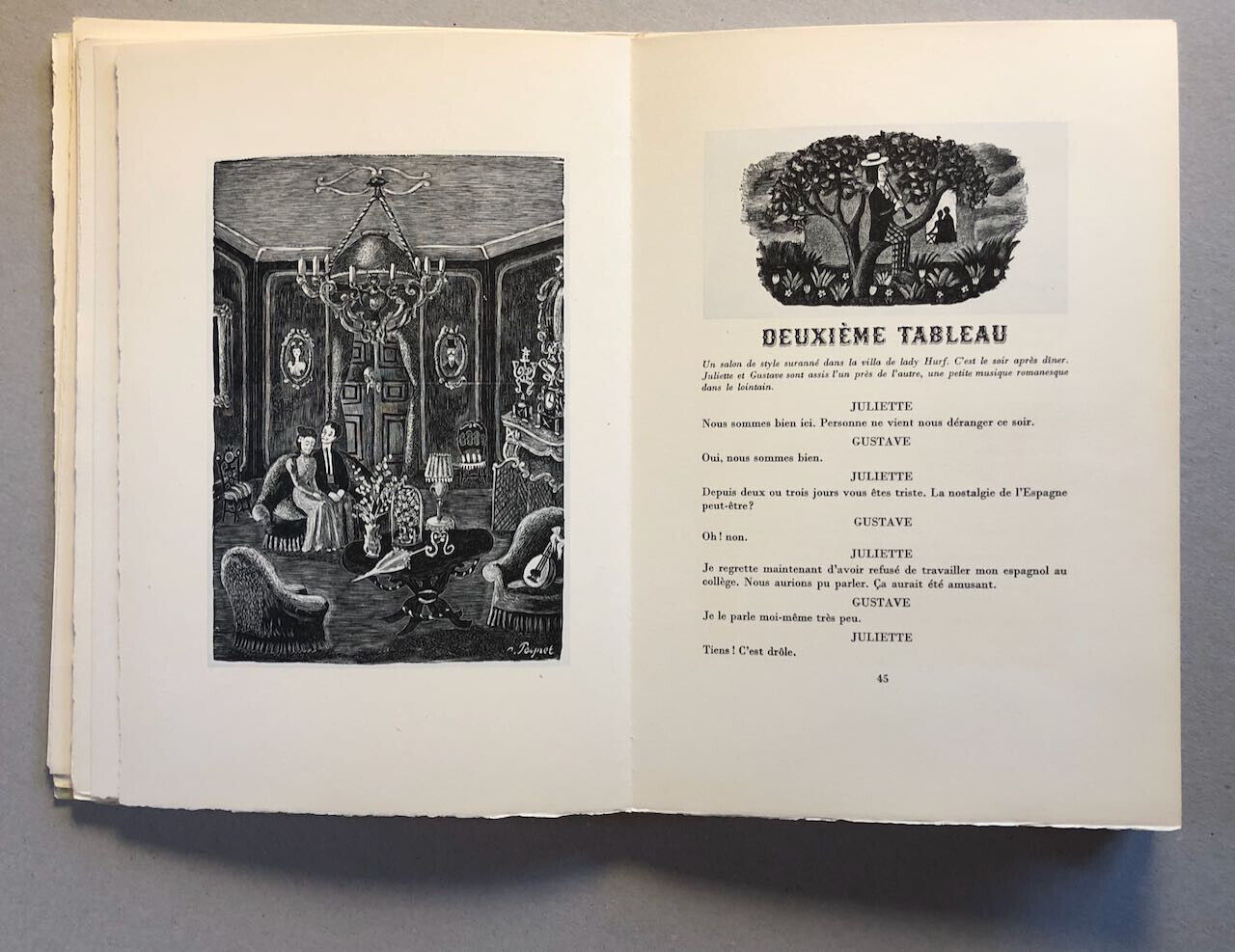Jean Anouilh — Le Bal des voleurs — illustrations de Peynet — Le Bélier — 1952.