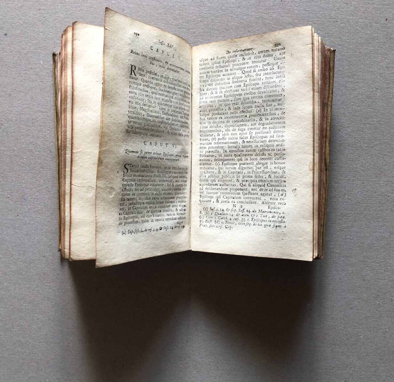Concile de Trente — Gravure frontispice — Paronium — 1744.