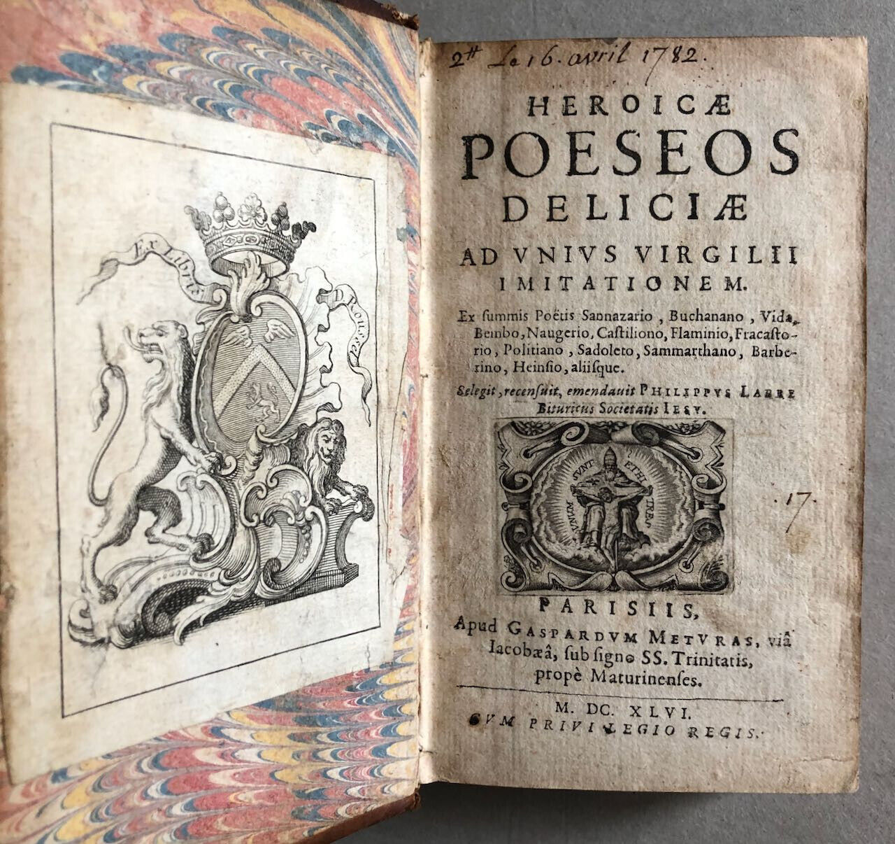 Philippe Labbe — Heroicae Poeseos Deliciae Ad Unius Virgilii Imitationem — 1646