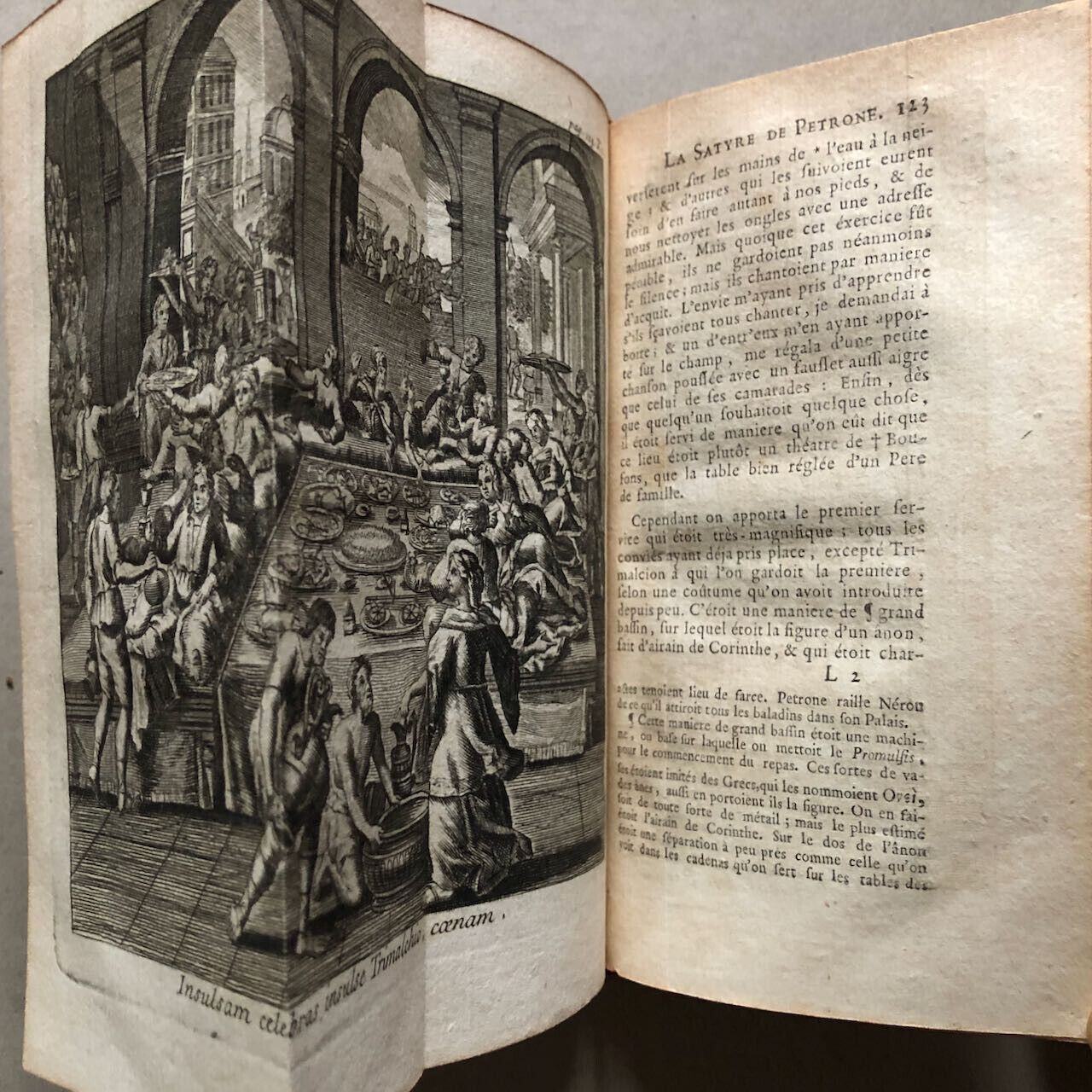 Pétrone & François Nodot — Petrone latin et françois. Traduction entière — 1756.