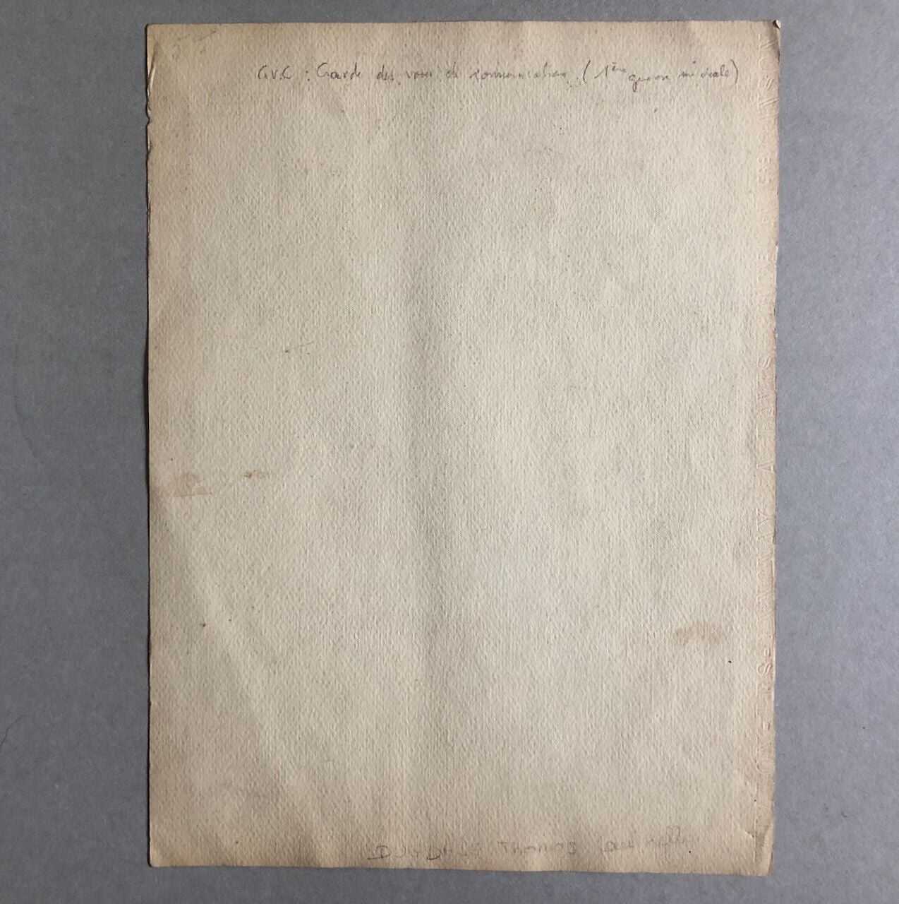 Thomas Cantrell Dugdale — GVC — dessin au pastel monogrammé, titré et daté 1915.