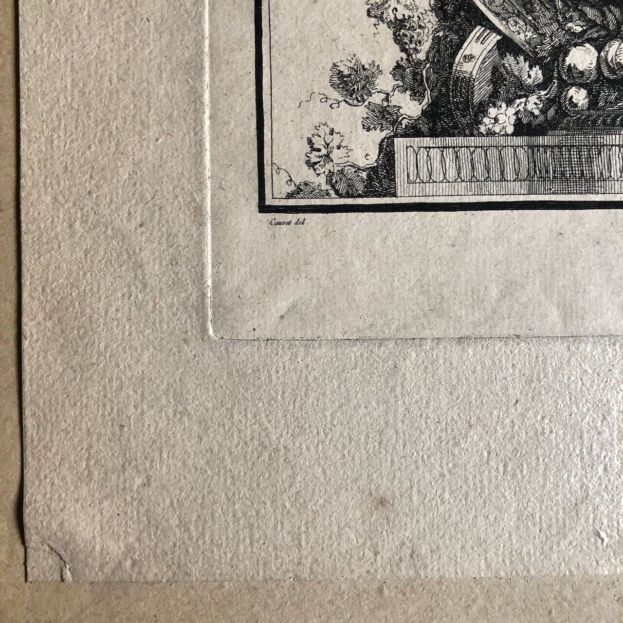Gilles-Paul Cauvet (1731-1788) — aiguière — eau-forte originale — 30x25 — 1777.