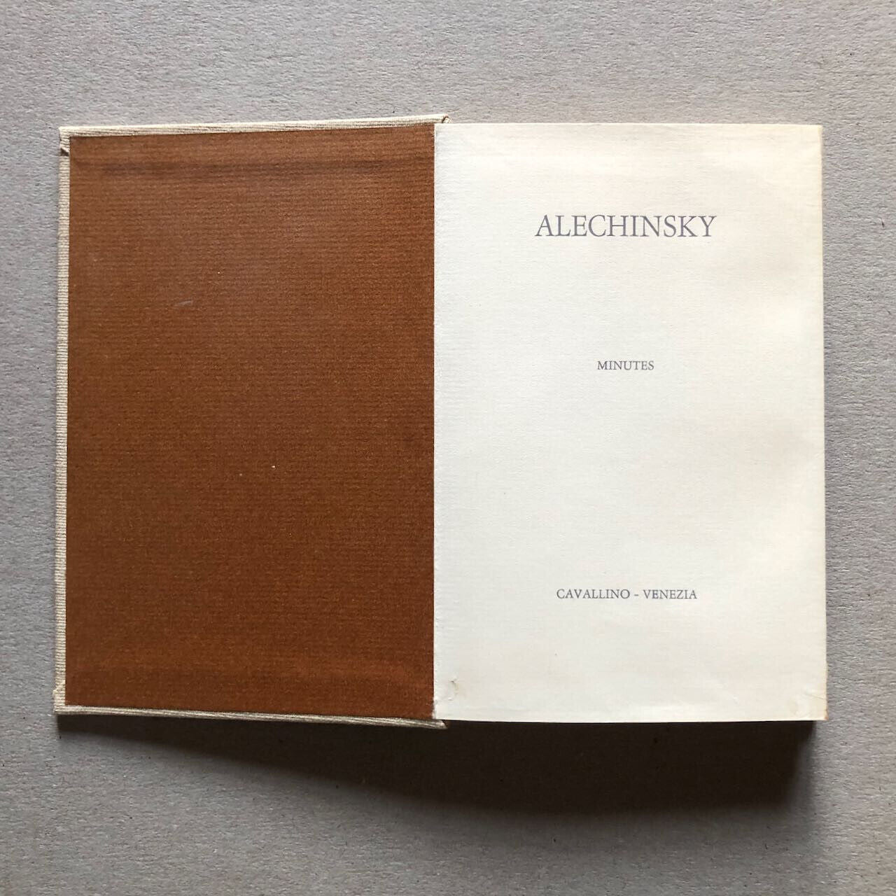 Pierre Alechinsky — Minutes — Leporello 1,80 m. — Edizioni del Cavallino — 1967.