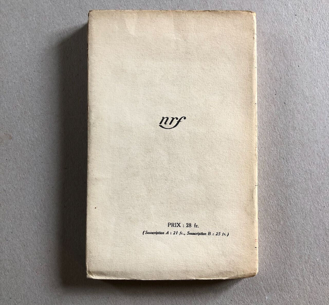 Jules Supervielle — Le Voleur d'enfants — É. O. numérotée / pur fil — NRF — 1926
