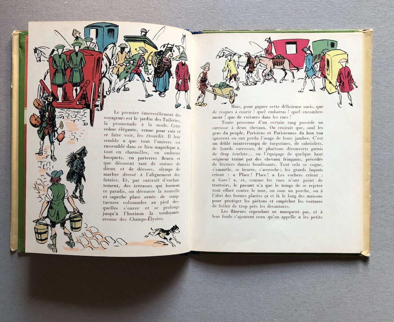 Thérèse Lenôtre — Un Voyage à Paris — ill. Carlègle — jaquette Calmann-Lévy 1934