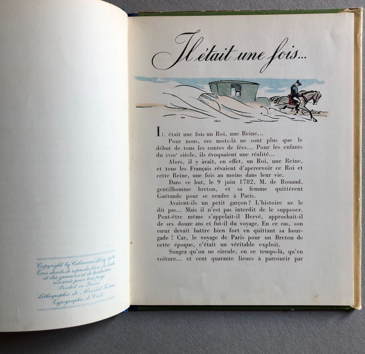 Thérèse Lenôtre — Un Voyage à Paris — ill. Carlègle — jaquette Calmann-Lévy 1934