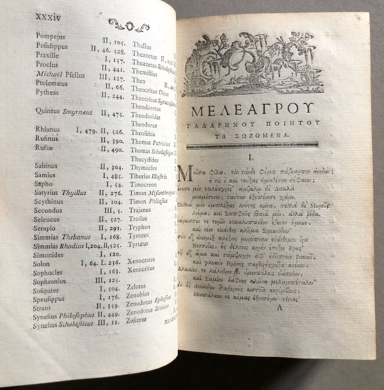 R. Brunck — Analecta veterum poetarum graecorum — 3 vol. — Heitz & Bauer — 1772