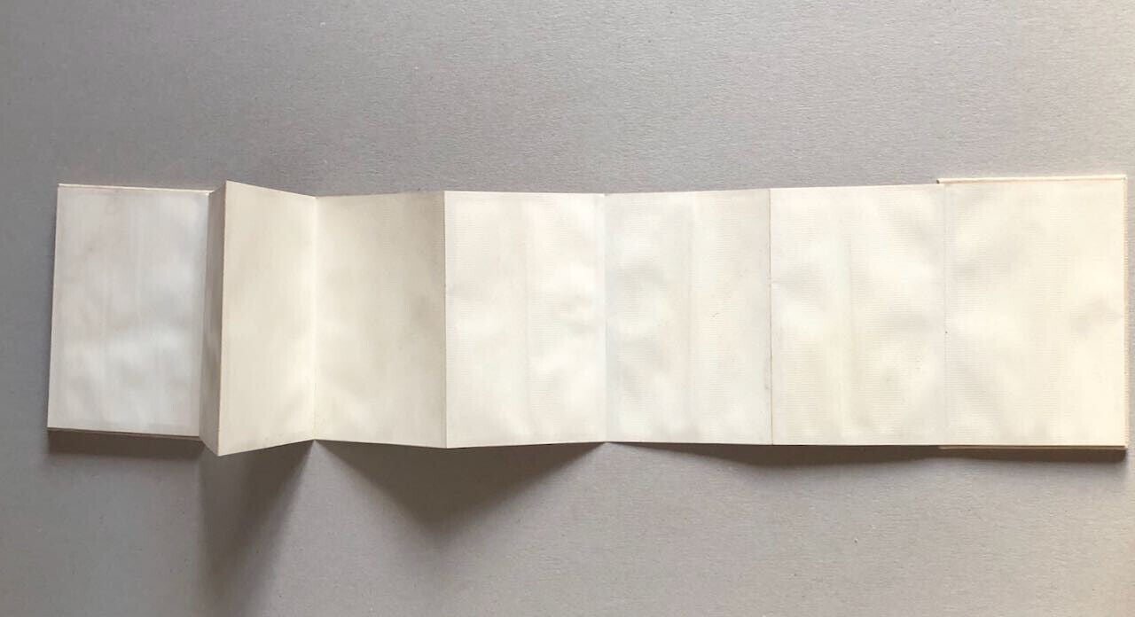 Pierre Alechinsky — Minutes — Leporello 1,80 m. — Edizioni del Cavallino — 1967.