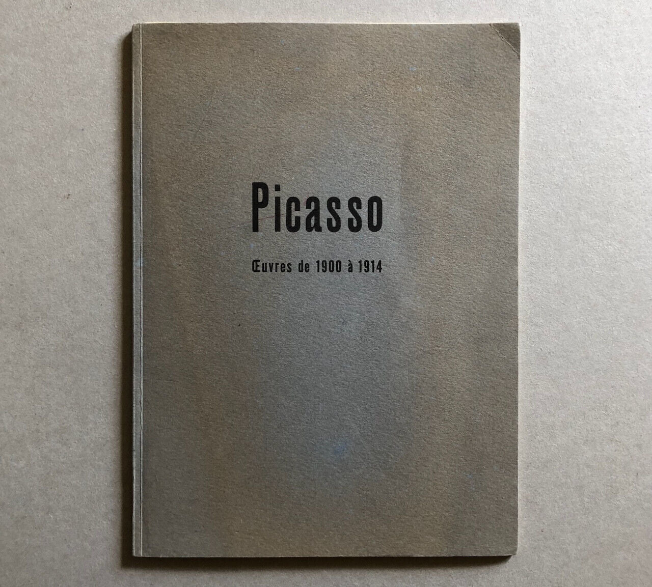 Picasso — catalogue de l'exposition au musée de la pensée française — 1954.