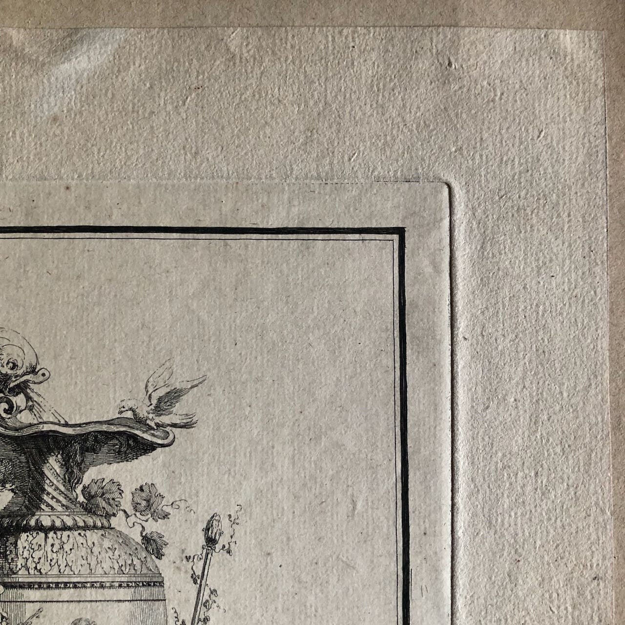 Gilles-Paul Cauvet (1731-1788) — aiguière — eau-forte originale — 30x25 — 1777.