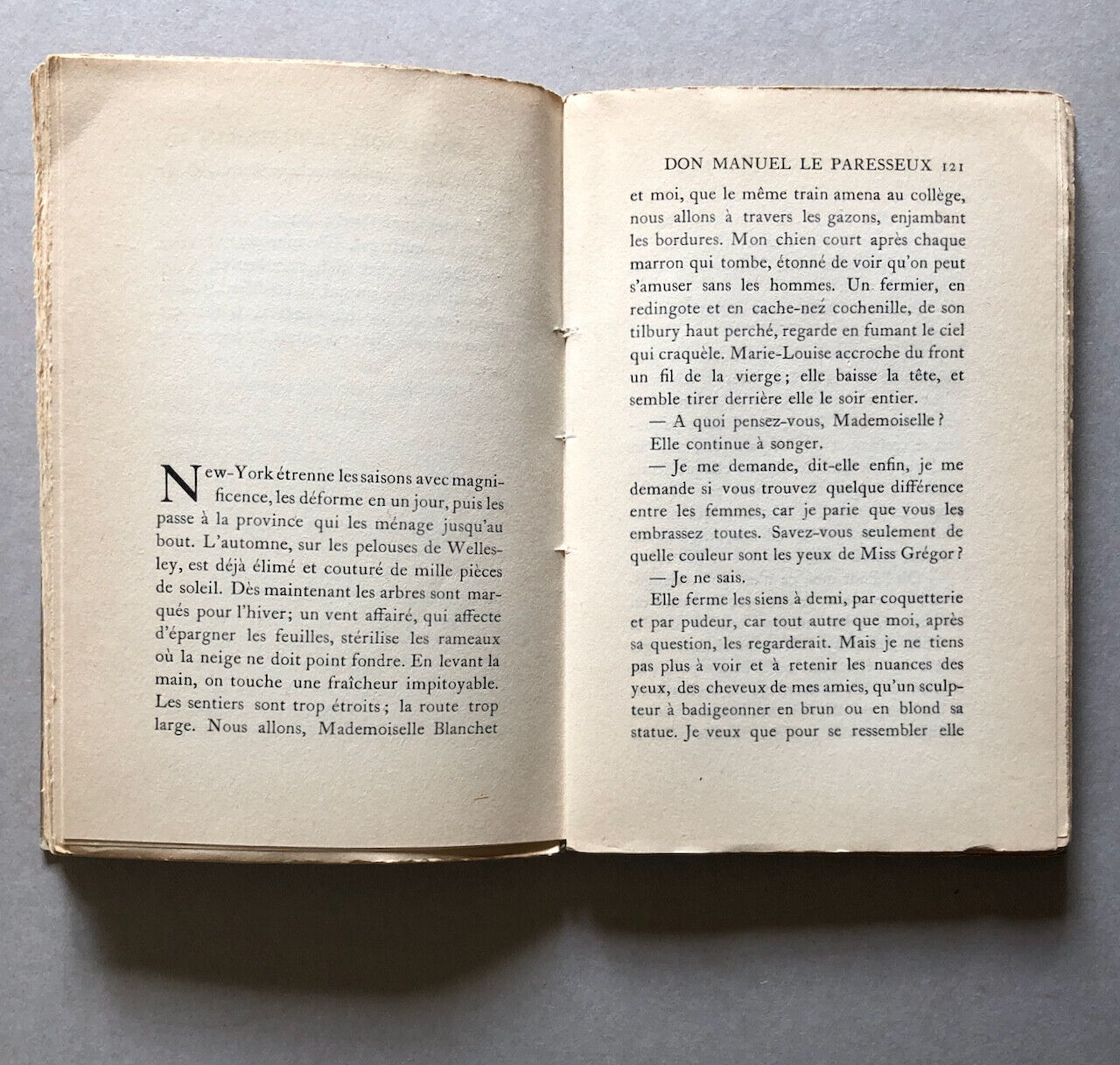 Jean Giraudoux — L'École des indifférents — É.O. ex. d'éditeur — Grasset — 1975.