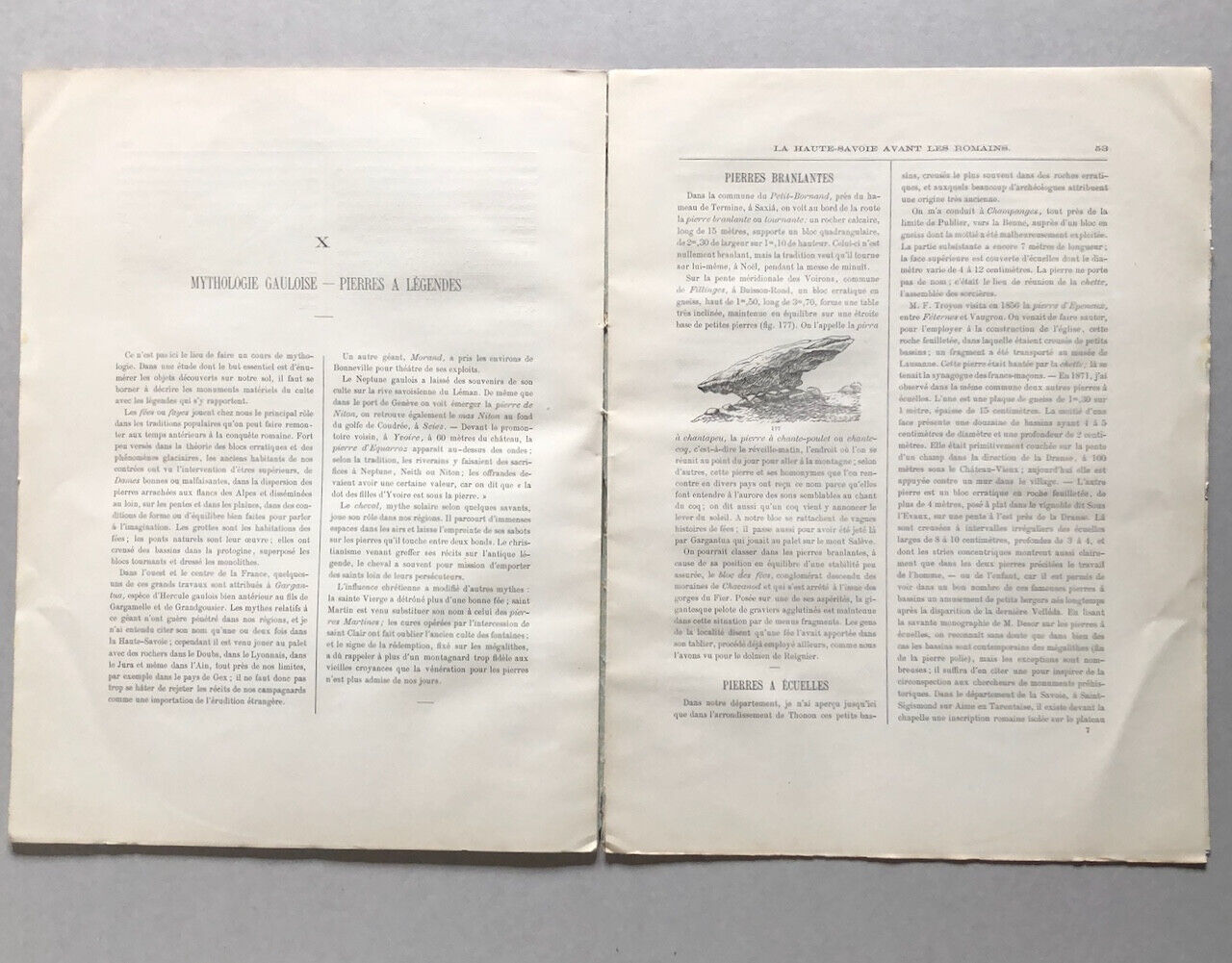 Louis Revon — La Haute-Savoie avant les Romains — 184 vignettes — Champion 1878