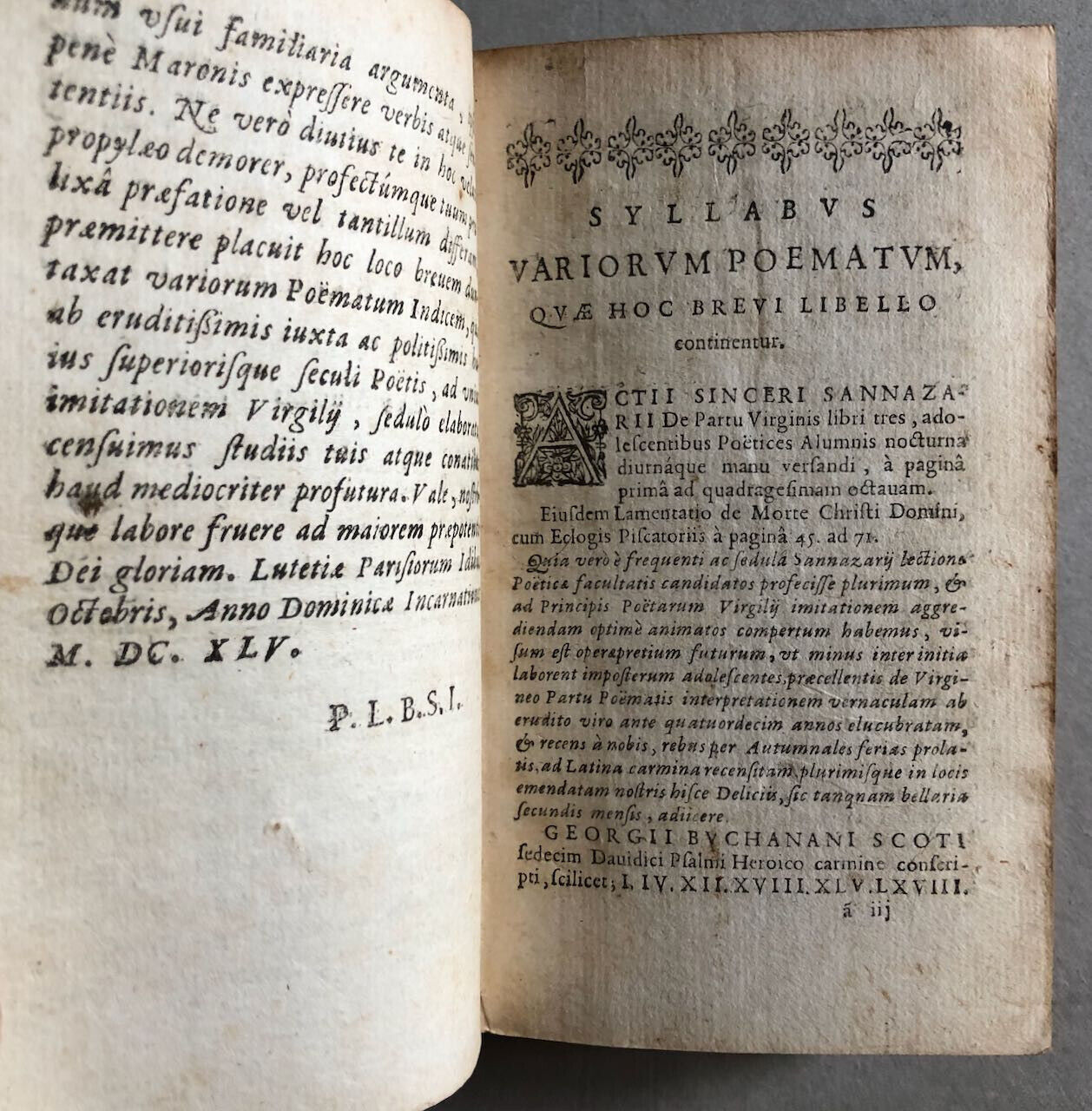 Philippe Labbe — Heroicae Poeseos Deliciae Ad Unius Virgilii Imitationem — 1646