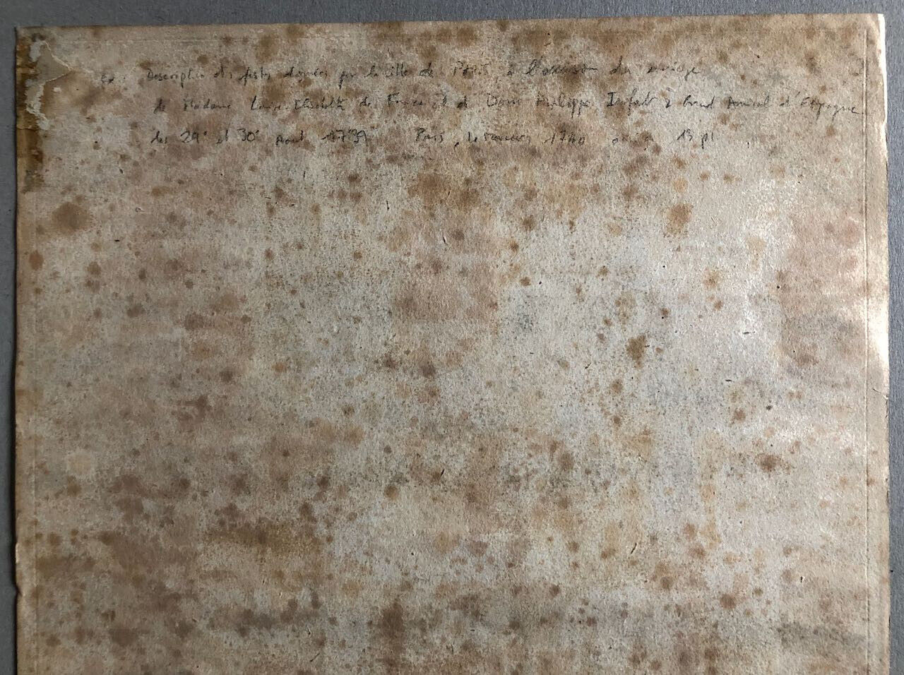 Blondel, d'après Gabriel — Élévation géométrale du trône de Louis XV — 1740.