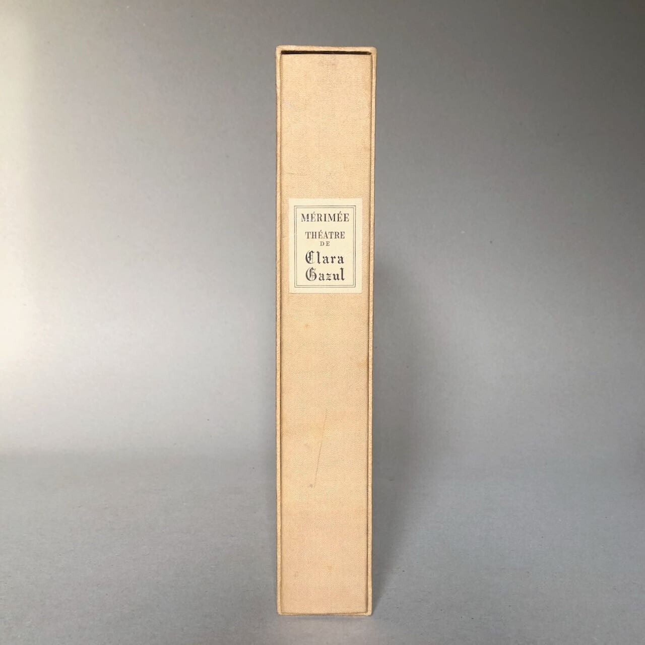 Mérimée — Théâtre de Clara Gazul — ill. Jean Aujame — Éditions Nationales — 1946