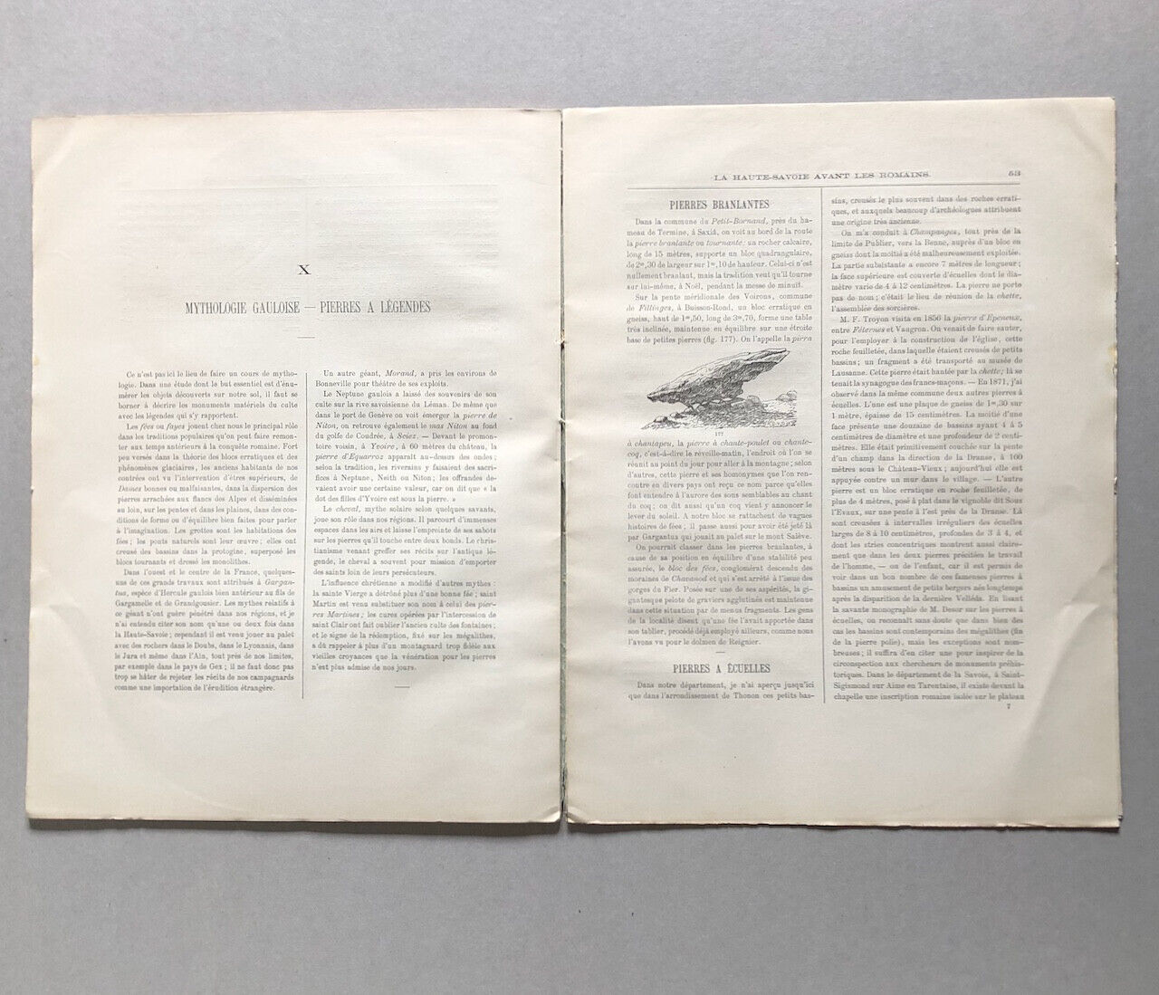 Louis Revon — La Haute-Savoie avant les Romains — 184 vignettes — Champion 1878