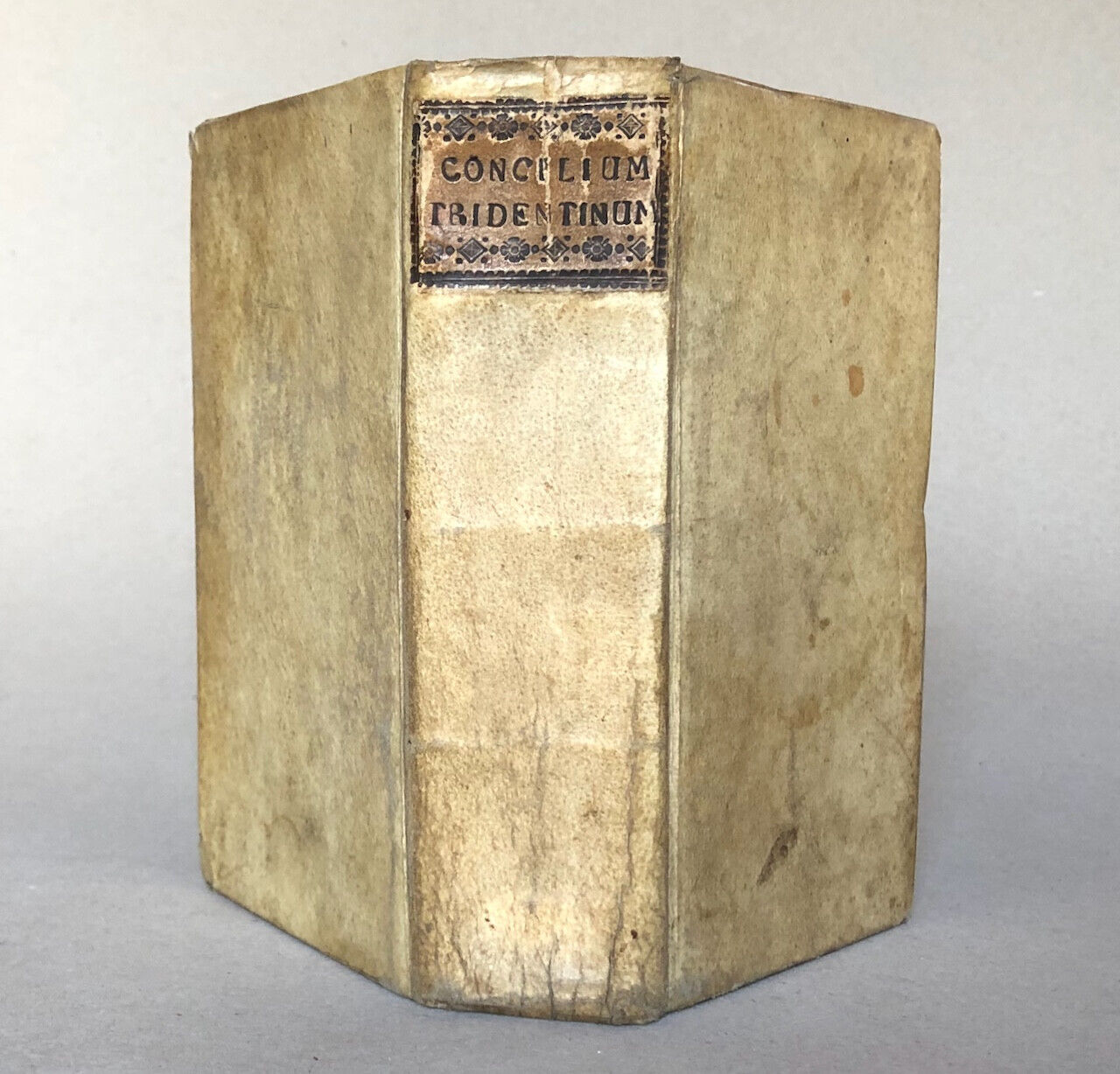Concile de Trente — Gravure frontispice — Paronium — 1744.