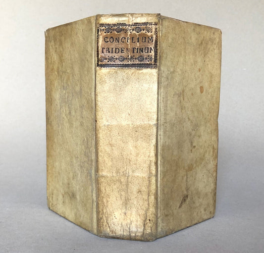 Concile de Trente — Gravure frontispice — Paronium — 1744.