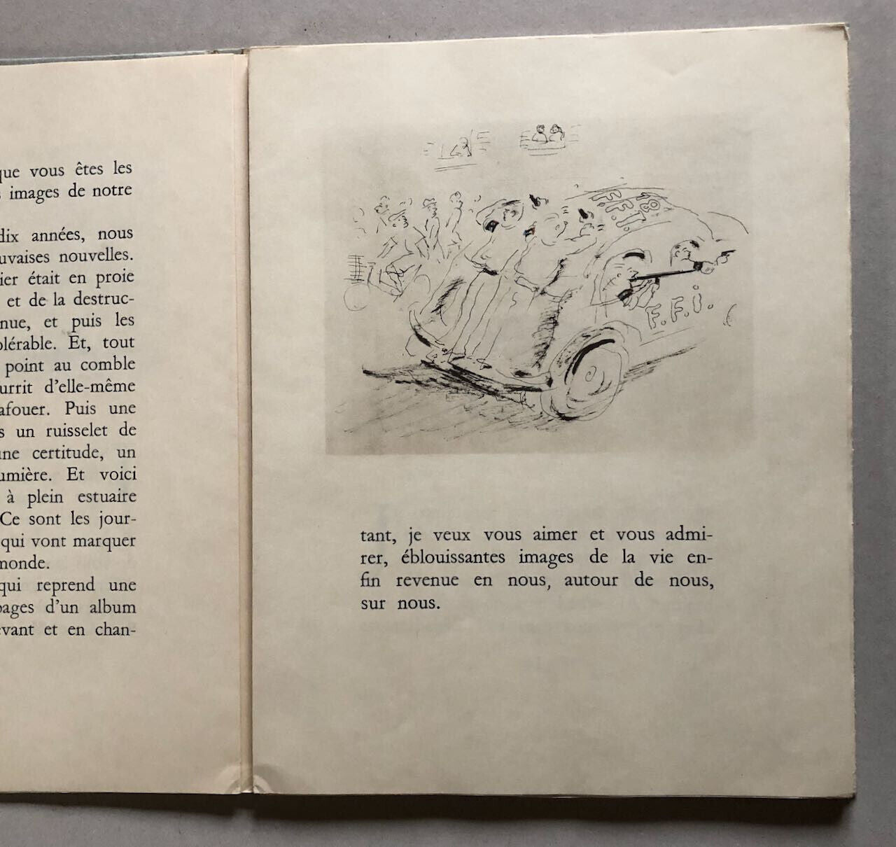 Georges Duhamel — Images de notre délivrance — ill. Claude Lepape — Pavois 1944
