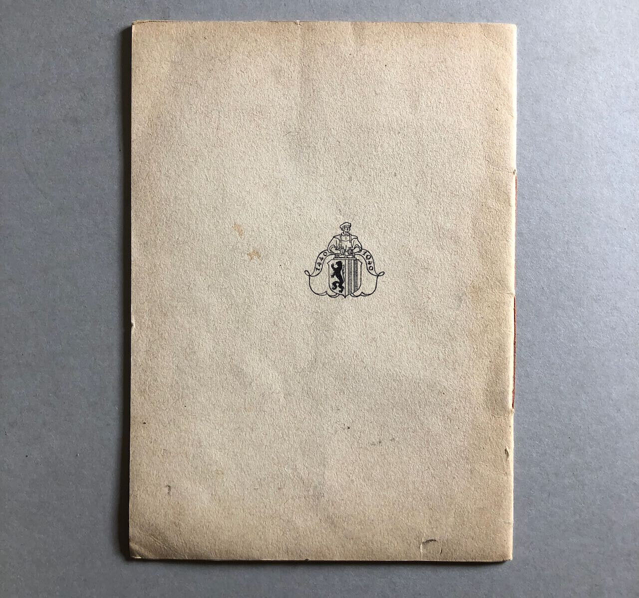 Gutenberg — Guide-brochure publicitaire de l'exposition du Reich — Leipzig 1940.