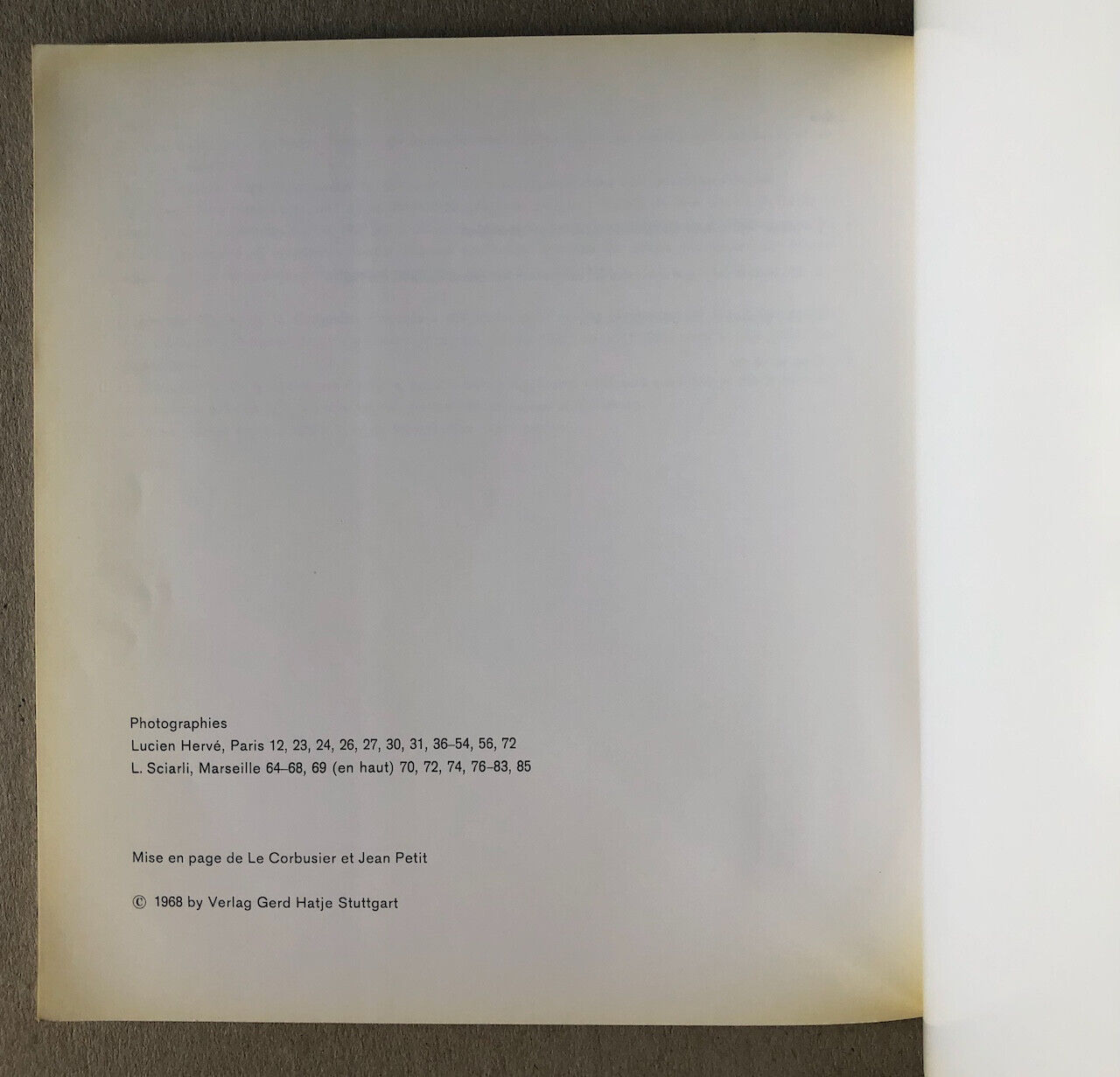 Le Corbusier — Les Maternelles vous parlent — é.o. — Denoël/Gonthier — 1968.
