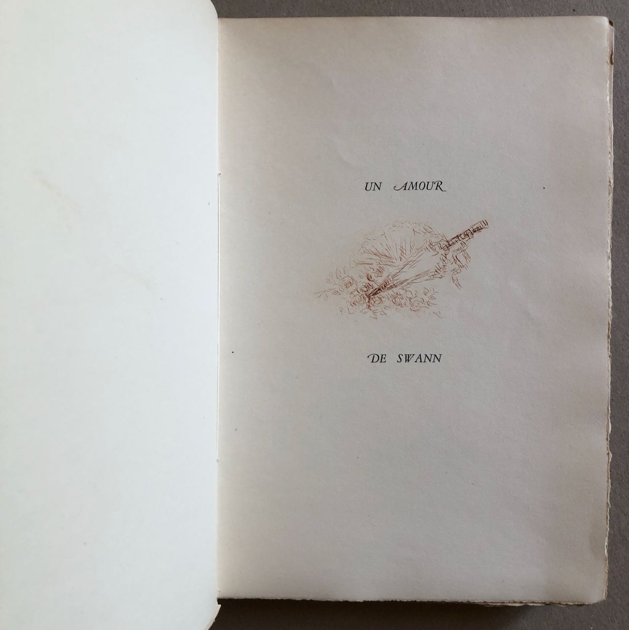 Marcel Proust — Un Amour de Swann — eaux-fortes originales de Pierre Laprade — N
