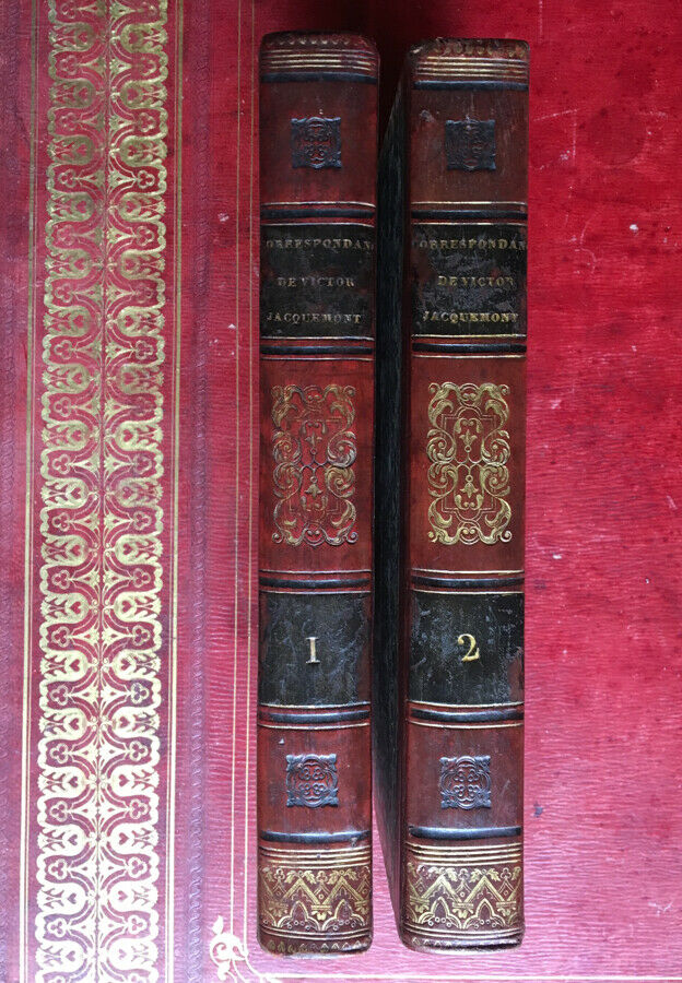 JACQUEMONT - VOYAGE DANS L'INDE - 2 VOL.- É.O. - GRANDE CARTE - FOURNIER - 1833