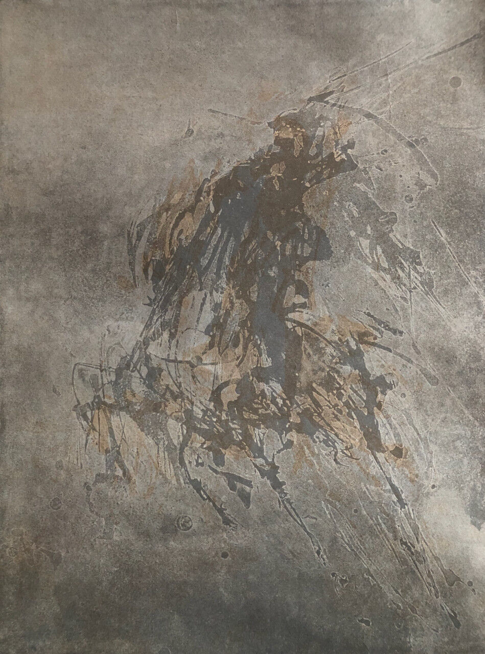Júlio Pomar — Tauromachies — affiche d'exposition à la galerie Lacloche — 1964.