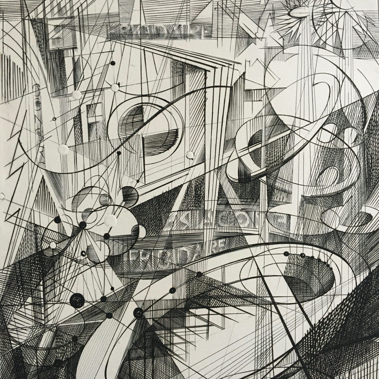 Germaine de Coster — Arts ménagers au Grand Palais — burin n° / 30 & signé —1959