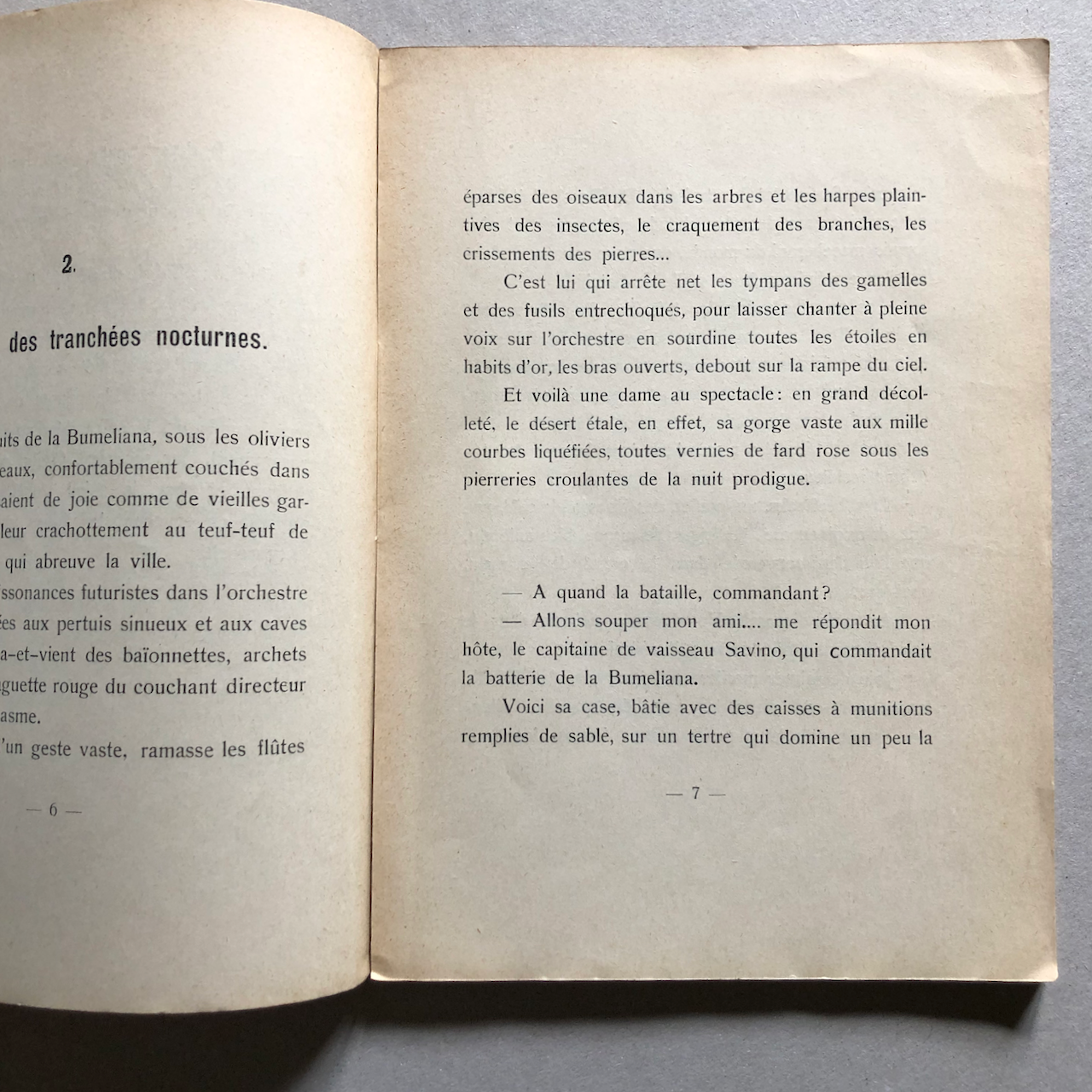 Filippo Tommaso Marinetti — La Bataille de Tripoli — e.o. — Ed. Futuriste — 1912