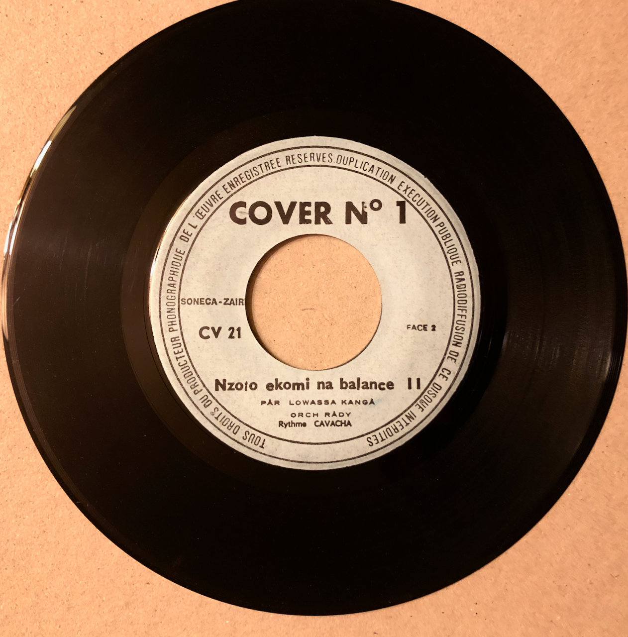 Lowassa Kanga — Nzoto ekomi na balance I & II — Cover N°1 — CV21 — Zaire.