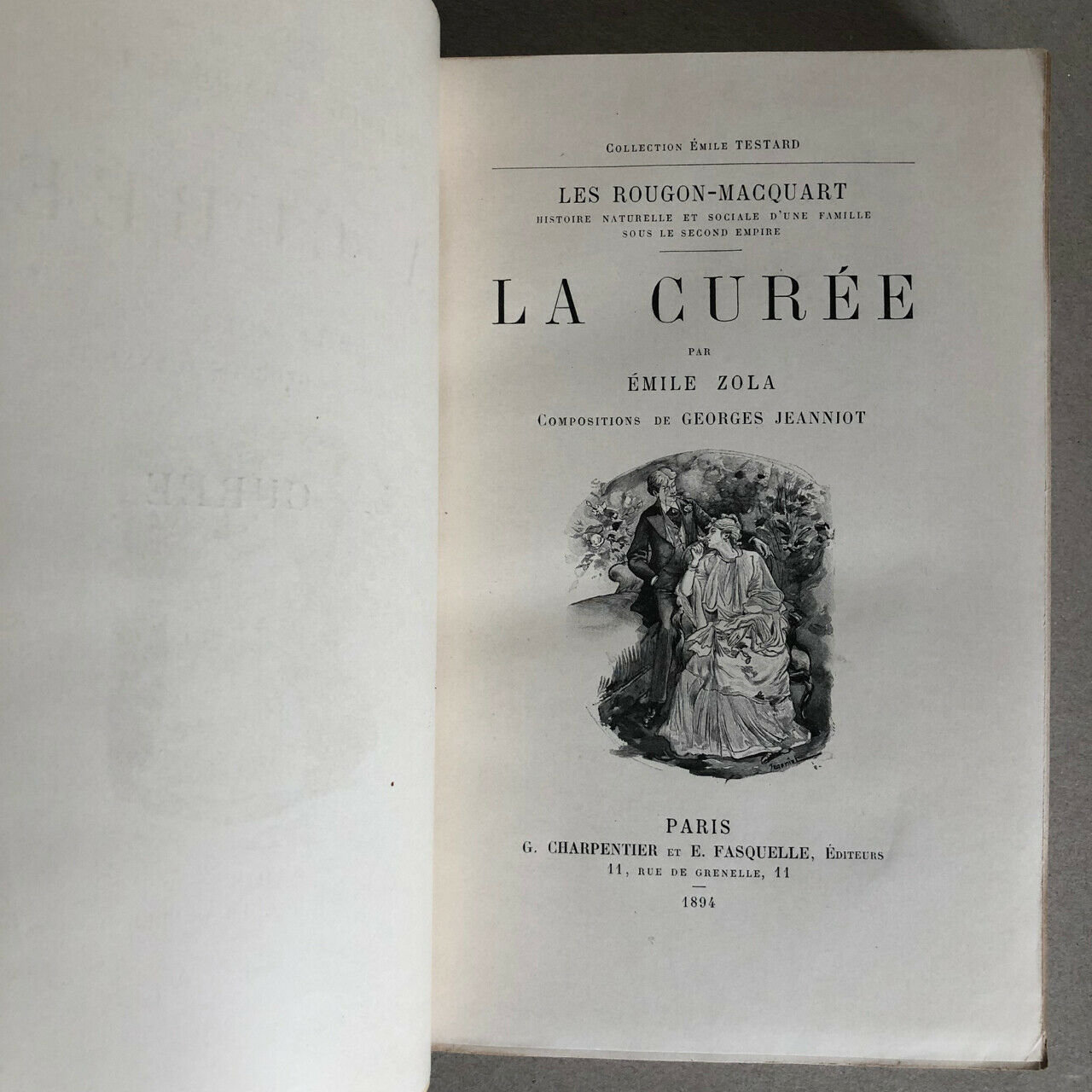 Émile Zola — La Curée — ill. de Georges Jeanniot — Charpentier & Fasquelle —1894