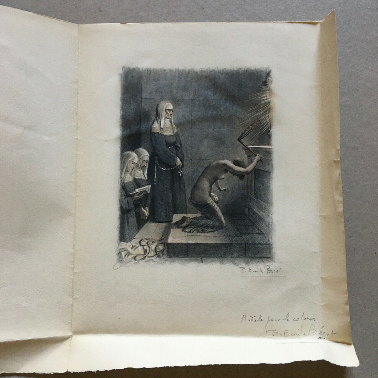 Diderot — La Religieuse — ill. Bécat — triple suite + original — Larrive — 1947.