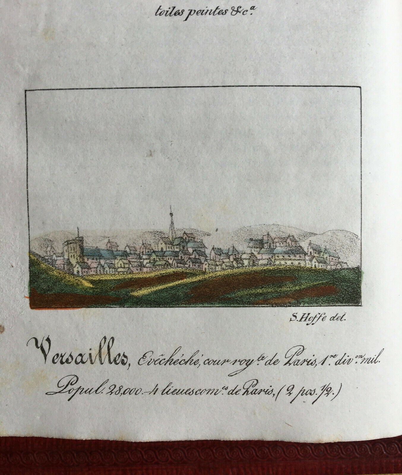 Panorama géographique français ou les 1001 beautés de France — Sanson — 1825.