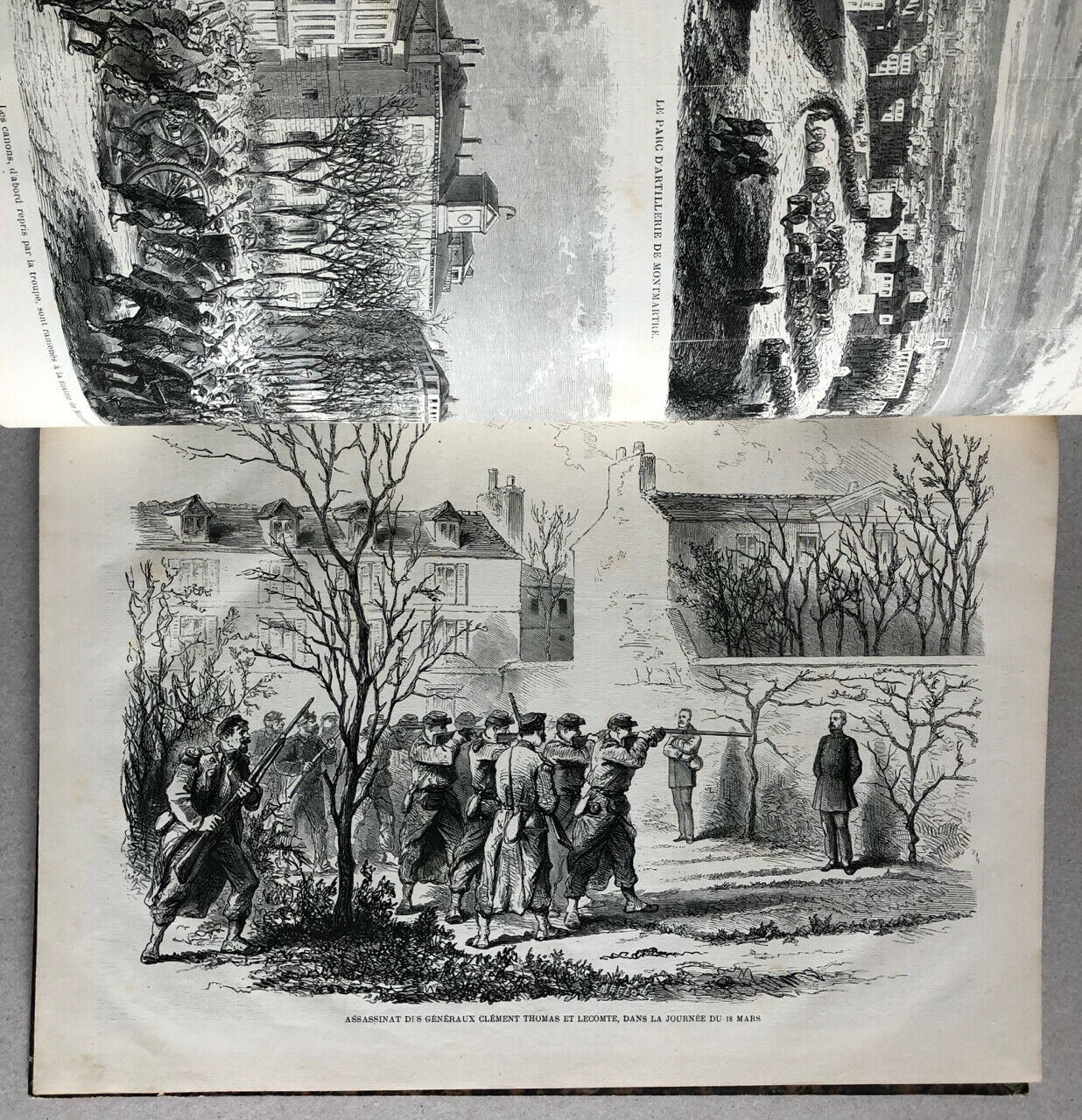 Georges Bell — Paris incendié - Histoire de la Commune de 1871 — A. Marc — 1872