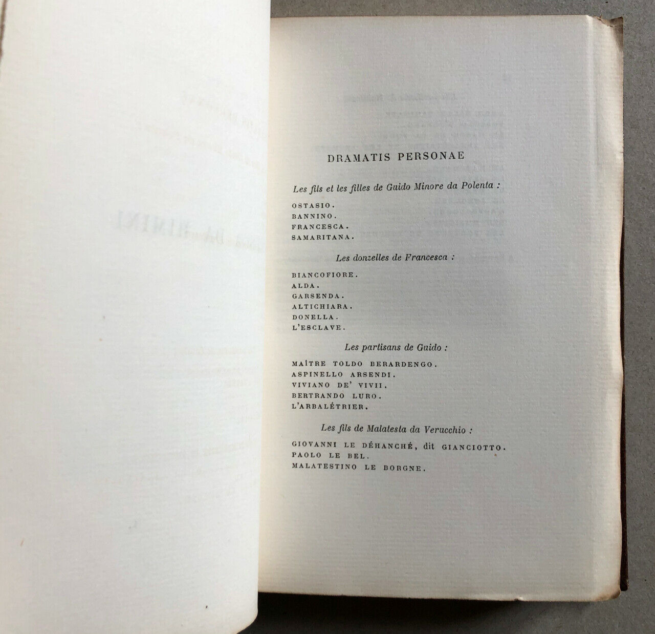 Gabriele d'Annunzio — Francesca da Rimini — é.o. ex. n°/50 — Calmann-Lévy — 1910