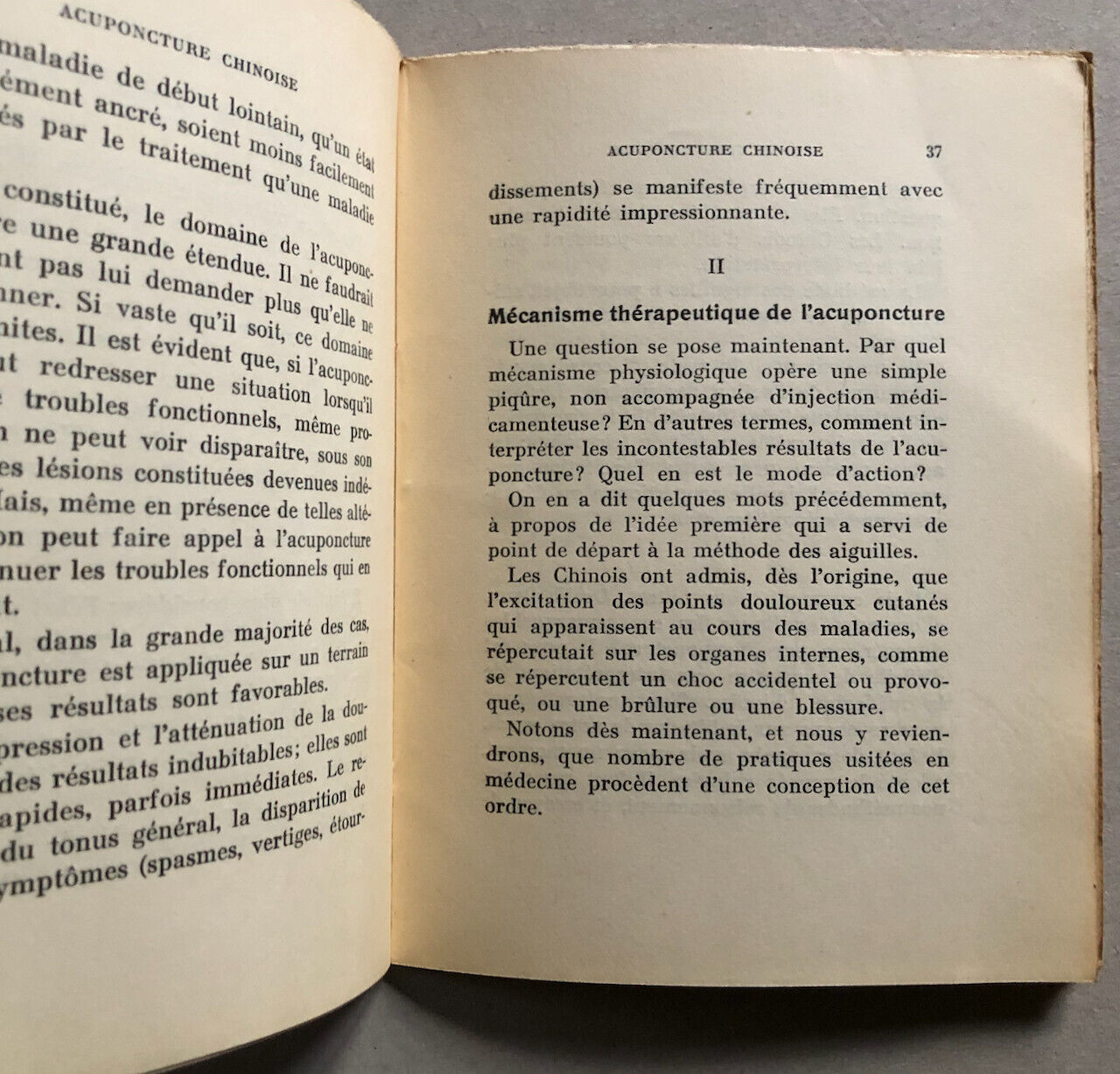 Docteur Bonnet-Lemaire — Acuponcture chinoise — édition originale — Adyar — 1933