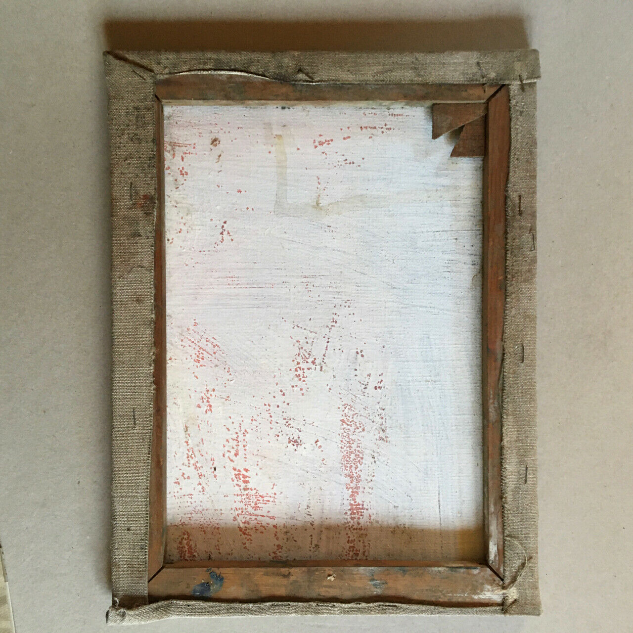 Anonyme — Portrait masculin — Huile sur toile — 30 x 40 cm.