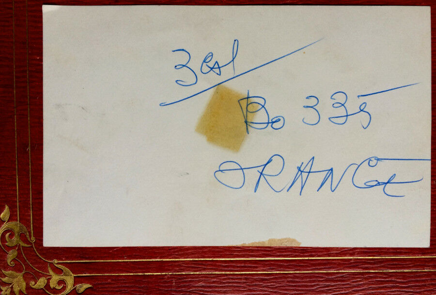 SACHA DISTEL & EDMOND TAILLET - TIRAGE ARGENTIQUE - circa 1955 - 14 x 8,5 cm.