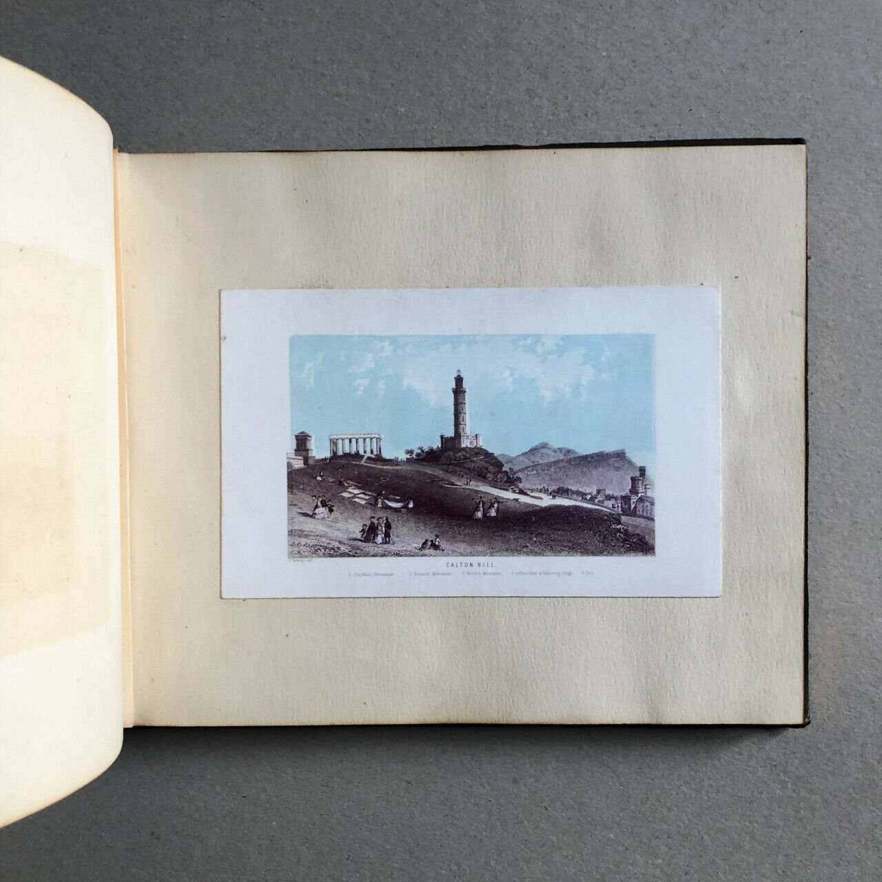 J. Ramage — The City of Edinburgh — Album de 10 lithographies couleur — c. 1850.