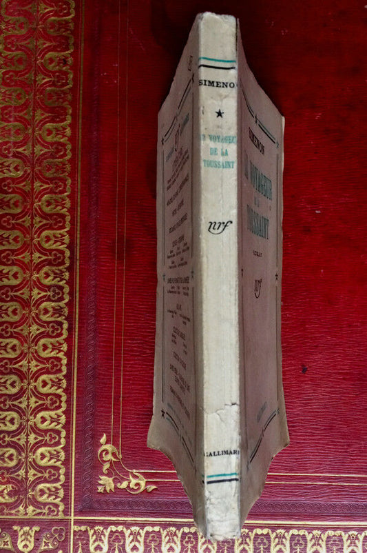 SIMENON - LE VOYAGEUR DE LA TOUSSAINT - É.O. - SERVICE PRESSE - GALLIMARD - 1941