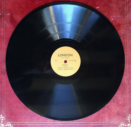 Chabrier — Habañera — Roger Désormière — 78 rpm — sample — London Ar 11271-1