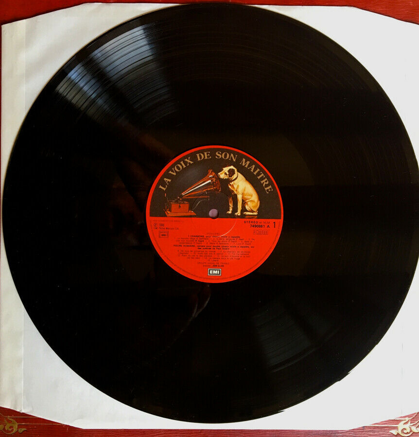POULENC - SNOW EVENING - VOCAL GROUP OF FRANCE - JOHN ALLDIS - RARE 33RPM LP